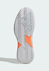CHAUSSURES ADIDAS FEMMES DEFIANT SPEED 2 W FTWR WHITE/HALO BLUE/BEAM ORANGE 5