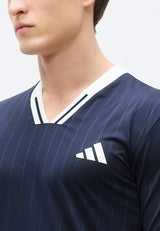 HAUT DE TENNIS MANCHES LONGUES CLIMACOOL BLEU 3