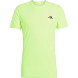 T-SHIRT ADIDAS FREELIFT HOMMES JAUNE FLUO 1