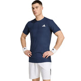 T-SHIRT ADIDAS TENNIS FREELIFT BLEU 1
