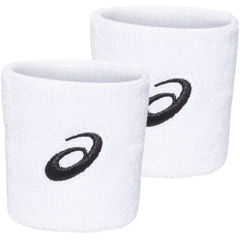 SERRE-POIGNETS ASICS UNISEX BLANC X2