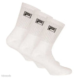 CHAUSSETTES DE TENNIS FILA CREW 2P UNISEXE BLANC 1