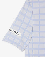 POLO LACOSTE X DANIIL MEDVEDEV CARREAUX BLANC/BLEU 4