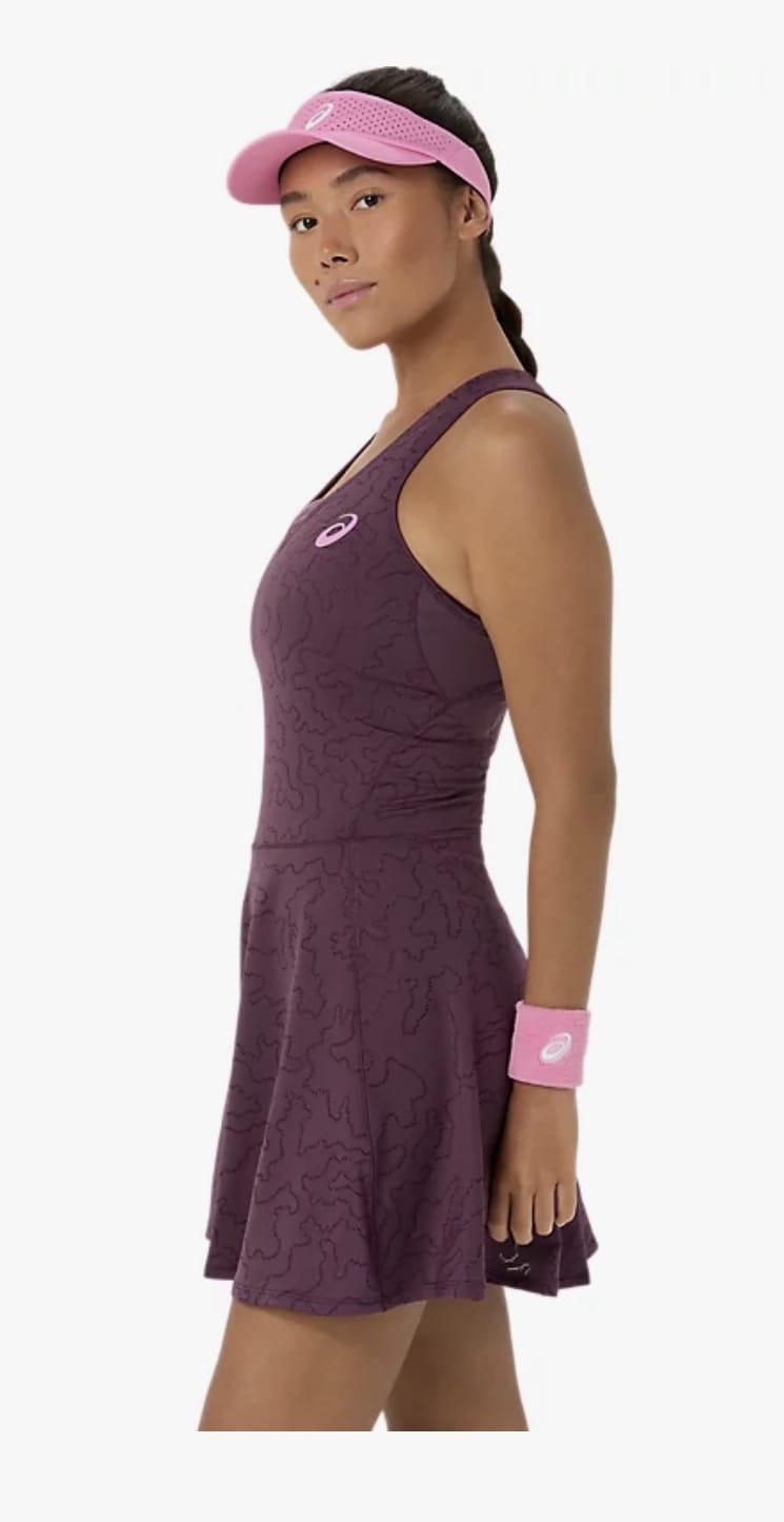 MATCH JACQUARD ROBE FEMMES ASICS VIOLET