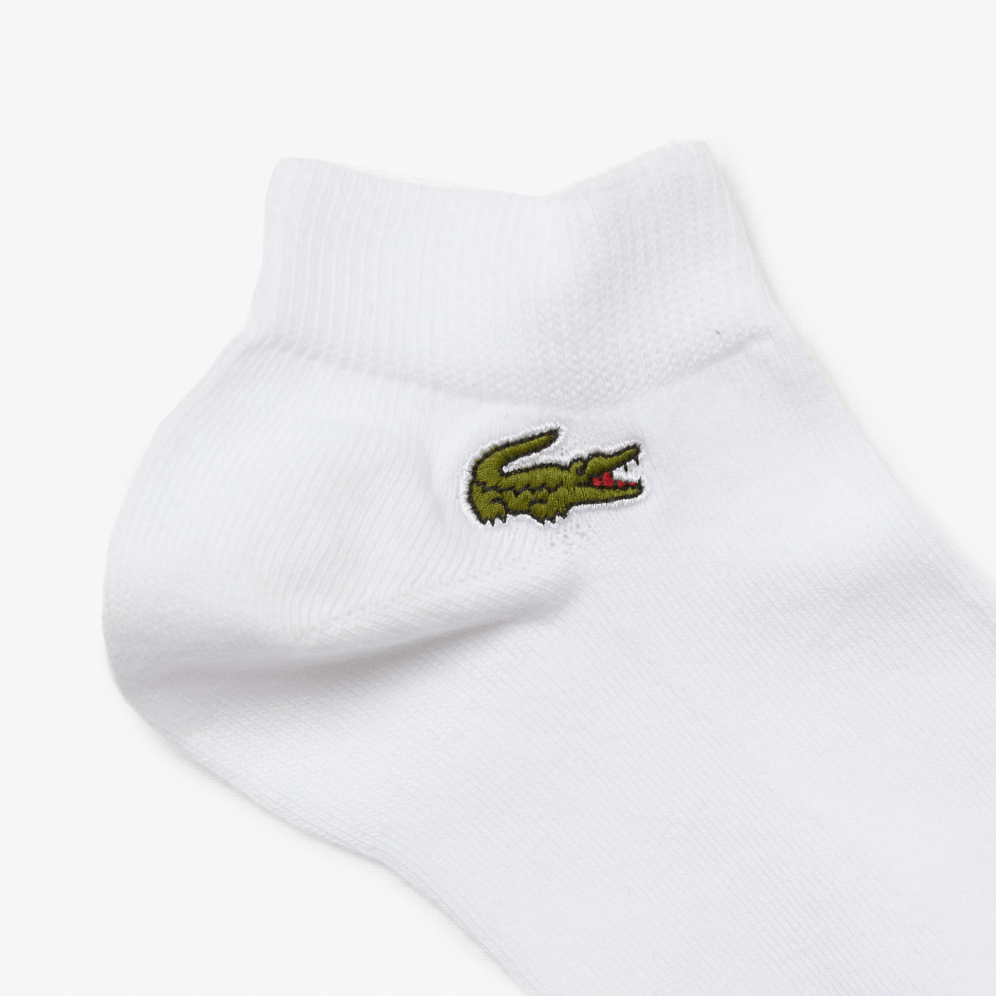 Lacoste LOT DE 3 PAIRES DE SOCQUETTES LACOSTE - BLANC GRIS NOIR