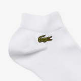 LOT DE 3 PAIRES DE SOCQUETTES LACOSTE - BLEU GRIS NOIR 3