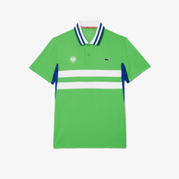 Lacoste POLO TENNIS SLIM FIT ÉDITION ROLAND-GARROS EN PIQUÉ ULTRA DRY green / XS