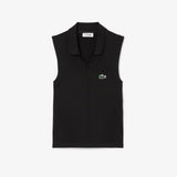 POLO LACOSTE SANS MANCHES MAILLE STRETCH FEMME 1