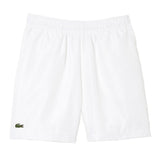 SHORT JUNIOR BLANC LACOSTE TENNIS EN TAFFETAS DIAMANTÉ 1