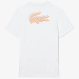 T-SHIRT LACOSTE CORE PERFORMANCE GRAPHIQUE (BLANC) 4