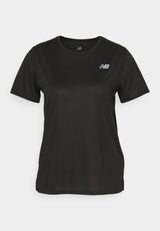 T-SHIRT FEMME DE SPORT NEW BALANCE ESSENTIALS - NOIR 1