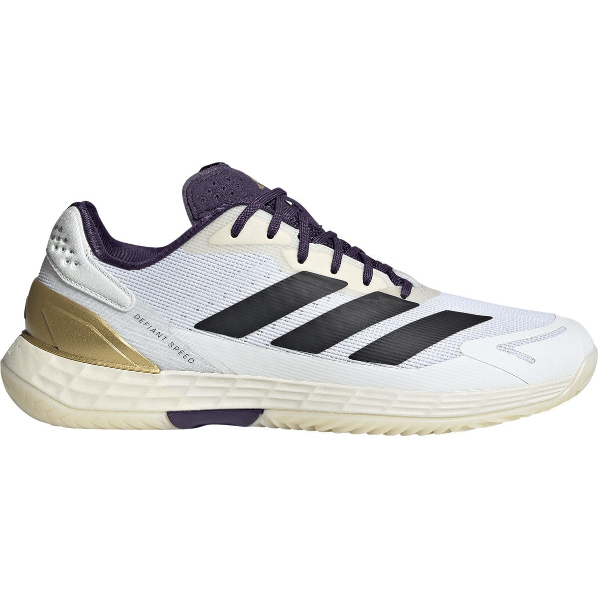 Adidas CHAUSSURES ADIDAS DEFIANT SPEED 2 TOUTES SURFACES - WHITE/CORE BLACK/AURORA PLUM