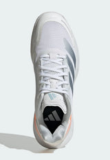 CHAUSSURES ADIDAS FEMMES DEFIANT SPEED 2 W FTWR WHITE/HALO BLUE/BEAM ORANGE 3
