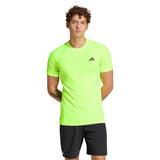 T-SHIRT ADIDAS FREELIFT HOMMES JAUNE FLUO 2