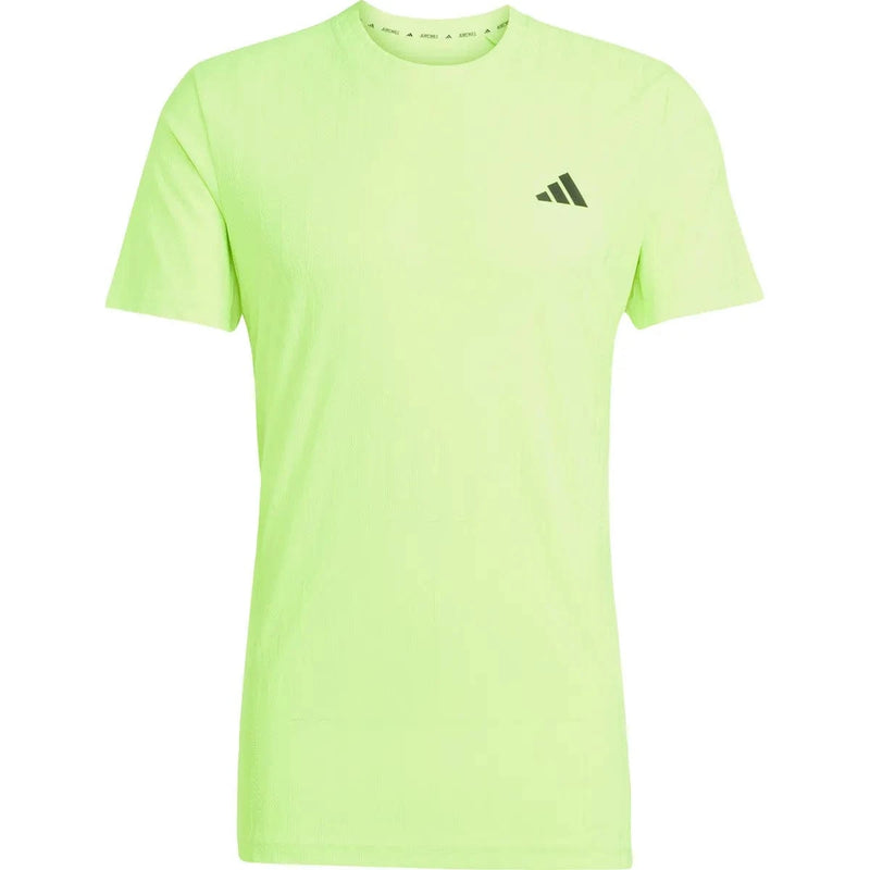 T-SHIRT ADIDAS FREELIFT HOMMES JAUNE FLUO