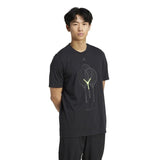 T-SHIRT ADIDAS HOMMES GRAPHIC TENNIS 3 RACKETS NOIR 2