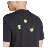 T-SHIRT ADIDAS HOMMES TENNIS JEU GRAPHIC NOIR 5
