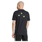 T-SHIRT ADIDAS HOMMES TENNIS JEU GRAPHIC NOIR 2