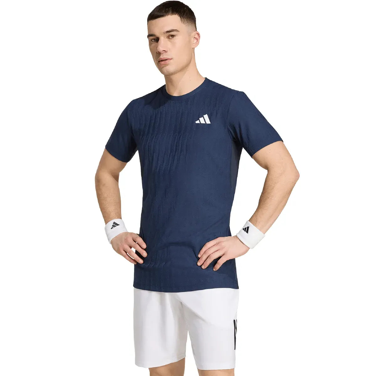 Adidas T-SHIRT ADIDAS TENNIS FREELIFT BLEU