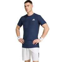 Adidas T-SHIRT ADIDAS TENNIS FREELIFT BLEU
