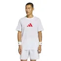 T-SHIRT POUR HOMME ADIDAS TENNIS CATEGORY GRAPHIC  White/Pure Ruby 6