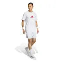 T-SHIRT POUR HOMME ADIDAS TENNIS CATEGORY GRAPHIC  White/Pure Ruby 3