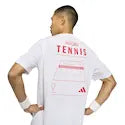 T-SHIRT POUR HOMME ADIDAS TENNIS CATEGORY GRAPHIC  White/Pure Ruby 2