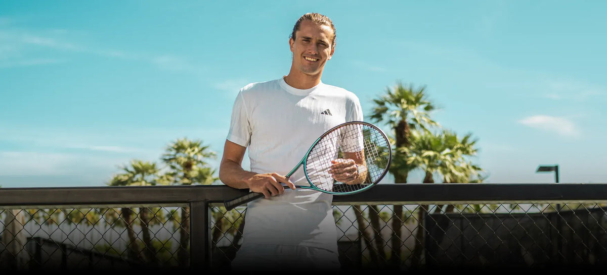 Alexander Zverev avec sa raquette Head Gravity