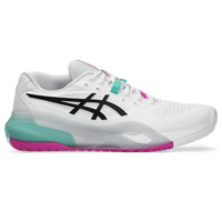 Asics CHAUSSURES ASICS GEL RESOLUTION X WHITE /AURORA GREEN TOUTE SURFACE