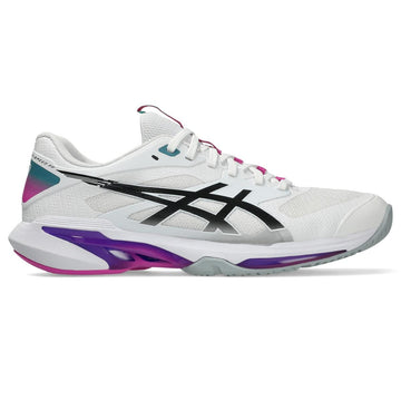 CHAUSSURES DE TENNIS ASICS SOLUTION SPEED FF 4 BLANC/VIOLET TOUTES SURFACES