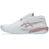 CHAUSSURES ASICS FEMME GEL RESOLUTION X TOUTES SURFACES - WHITE/MORGANITE 2