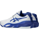 CHAUSSURES ASICS GEL RESOLUTION X BLUE/WHITE TERRE BATTUE 4