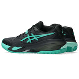 CHAUSSURES ASICS GEL RESOLUTION X TOUTES SURFACES NOIR / VERT HOMMES 5