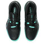 CHAUSSURES ASICS GEL RESOLUTION X TOUTES SURFACES NOIR / VERT HOMMES 4