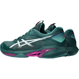 CHAUSSURES ASICS SOLUTION SPEED FF4 DARK NEPTUNE/WHITE - TERRE BATTU 4