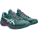CHAUSSURES ASICS SOLUTION SPEED FF4 DARK NEPTUNE/WHITE - TERRE BATTU 3