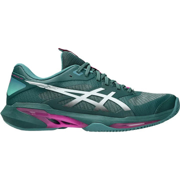 CHAUSSURES ASICS SOLUTION SPEED FF4 DARK NEPTUNE/WHITE - TERRE BATTU