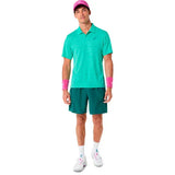 POLO MATCH JACQUARD POLO HOMMES VERT 6