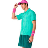 POLO MATCH JACQUARD POLO HOMMES VERT 3