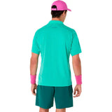 POLO MATCH JACQUARD POLO HOMMES VERT 2