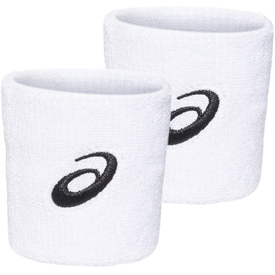 SERRE-POIGNETS ASICS UNISEX BLANC X2