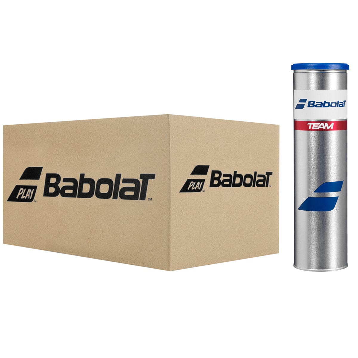 Babolat CARTON DE 18 TUBES DE 4 BALLES BABOLAT TEAM