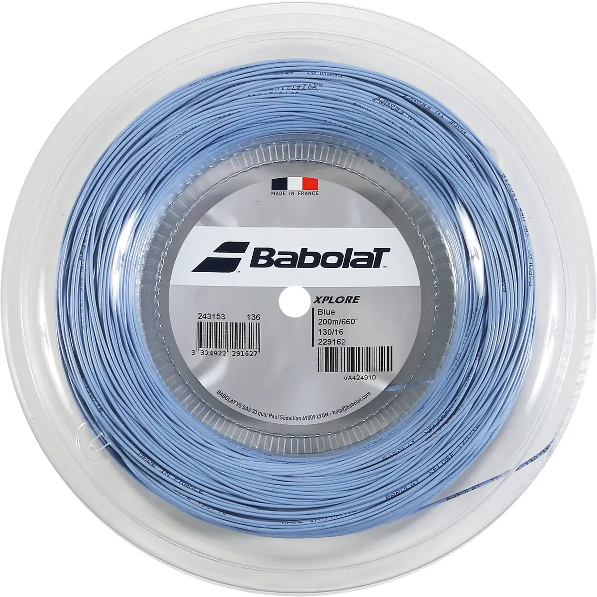 Babolat BOBINE BABOLAT XPLORE (200 METRES) Bleu / 1.30