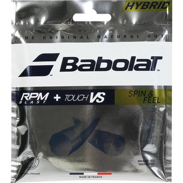 CORDAGE BABOLAT HYBRIDE RPM BLAST (1.25MM) + TOUCH VS (1.30MM)