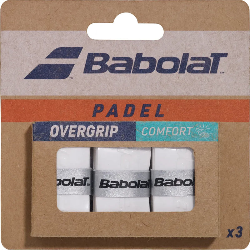 SURGRIPS BABOLAT COMFORT PADEL BLANC (x3)