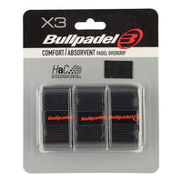 Bullpadel BULLPADEL SURGRIP COMFORT ET ABSORBANT NOIR X3 Noir