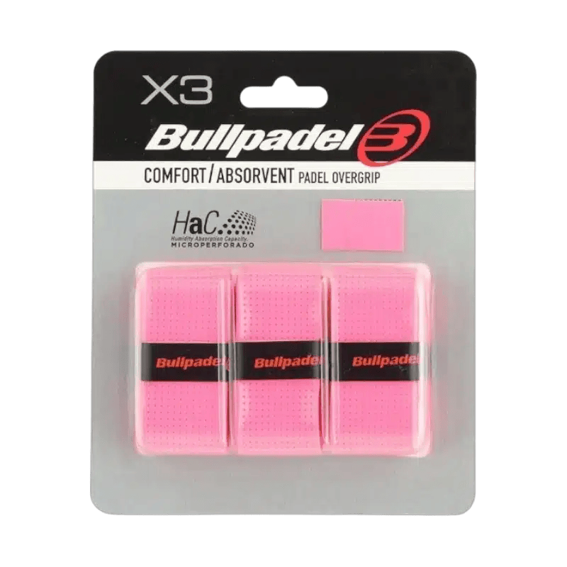 Bullpadel SURGRIPS BULLPADEL CONFORT ET ABSORBANT X3 Rose