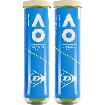 BIPACK DE BALLES DUNLOP AUSTRALIAN OPEN (2x4 BALLES)