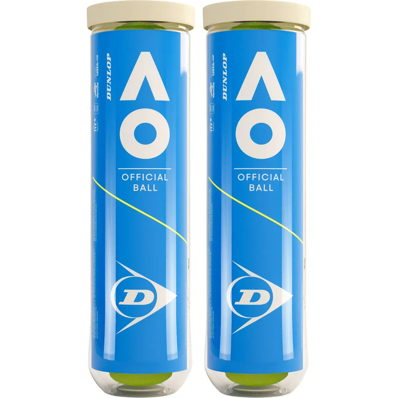 BIPACK DE BALLES DUNLOP AUSTRALIAN OPEN (2x4 BALLES)