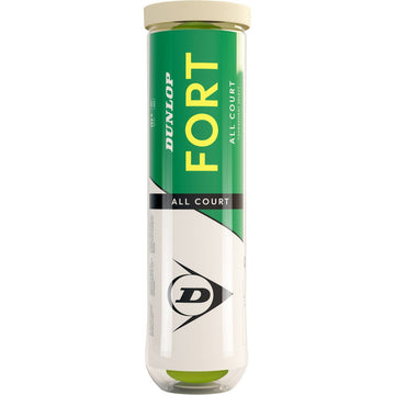 TUBE DE BALLES DUNLOP FORT ALL COURT (x4)